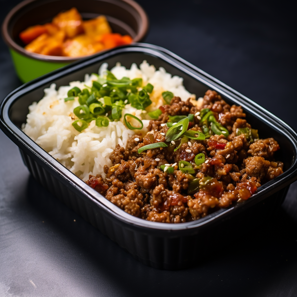 General Tso Ground Beef Bowl