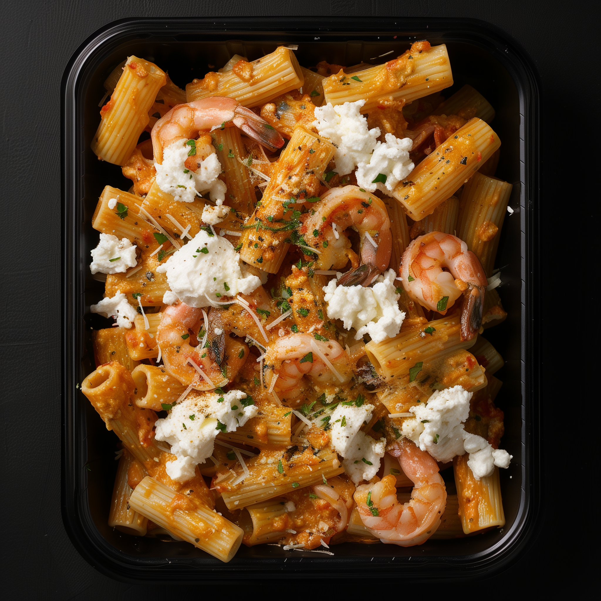 Shrimp Rigatoni alla "Vodka"