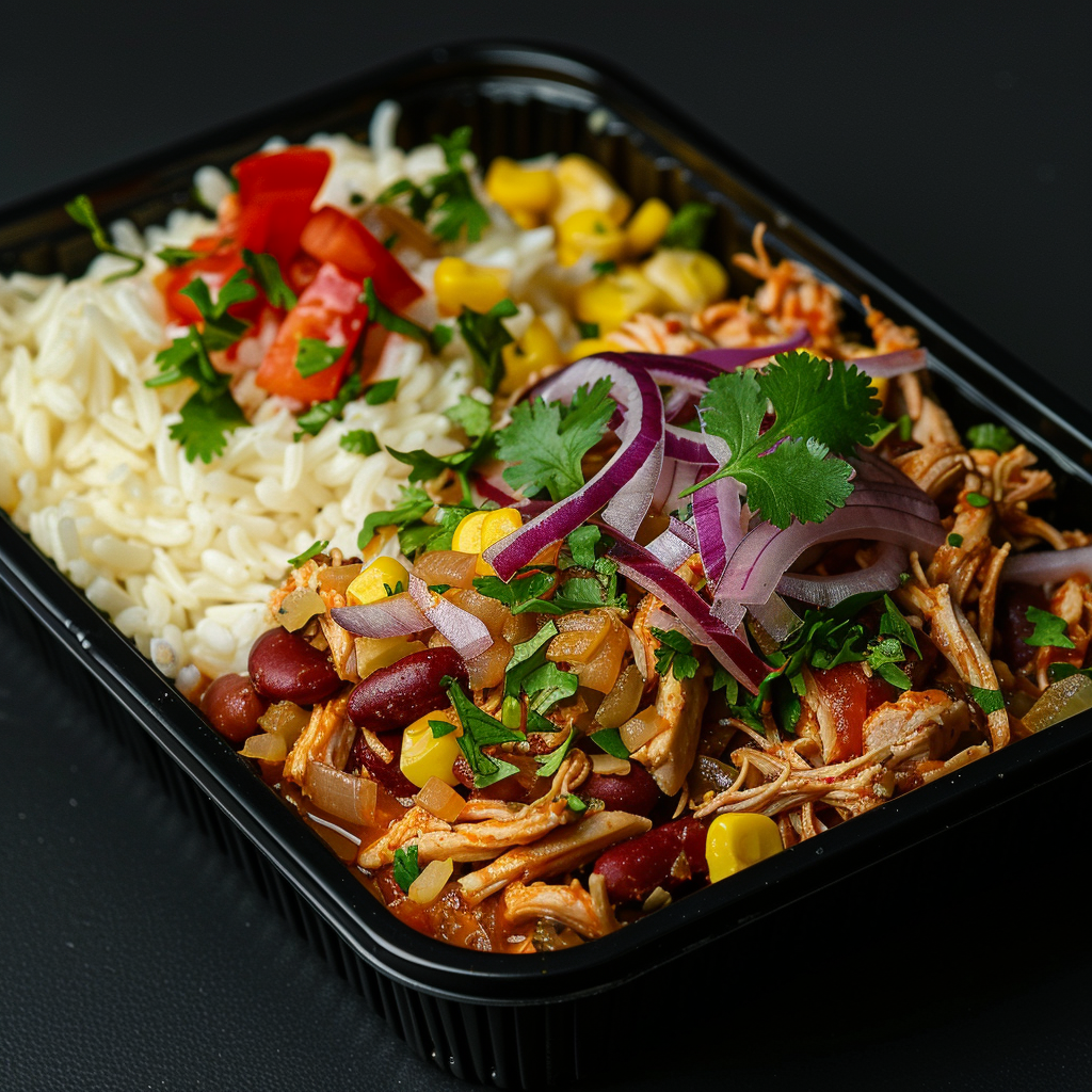 Honey Chipotle Shredded Chicken Bowl