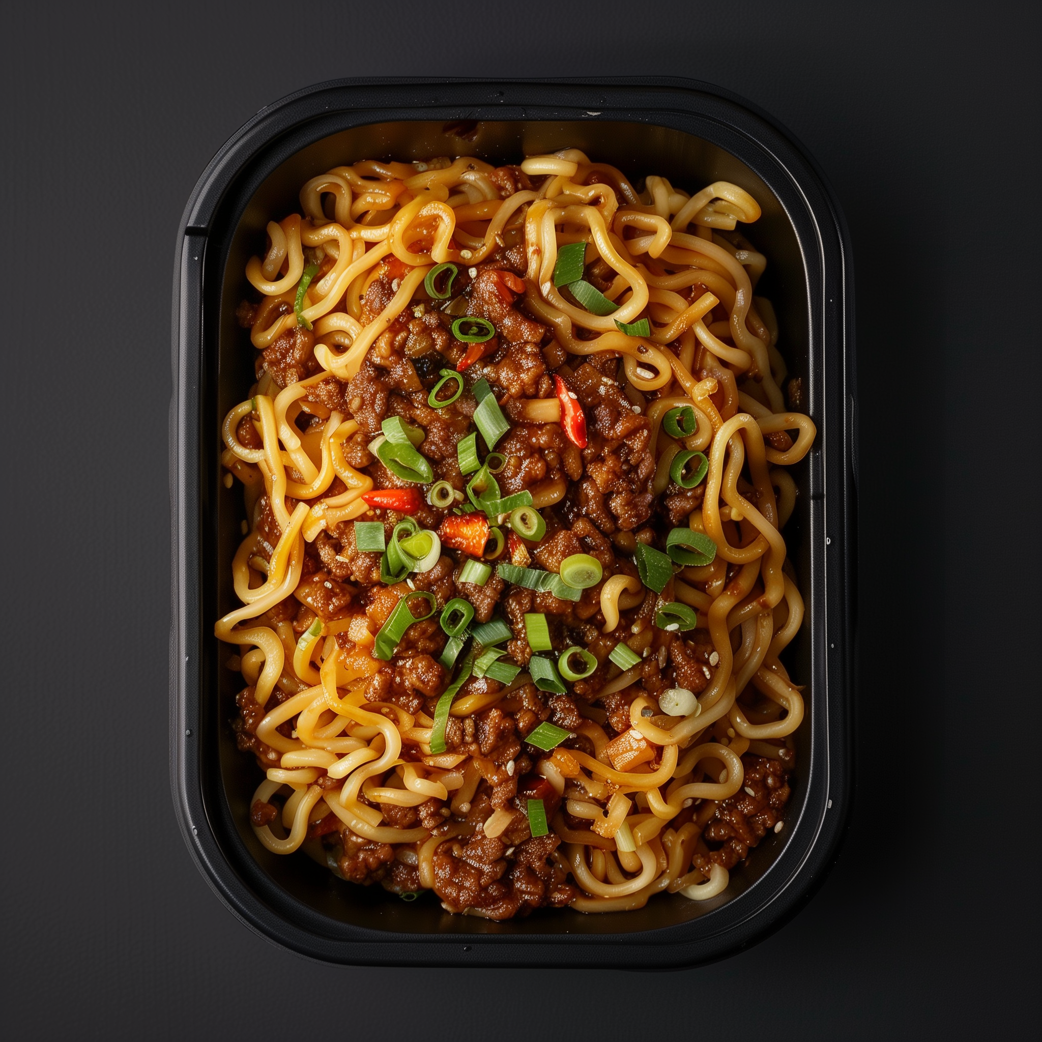 Chili Ground Beef Noodles