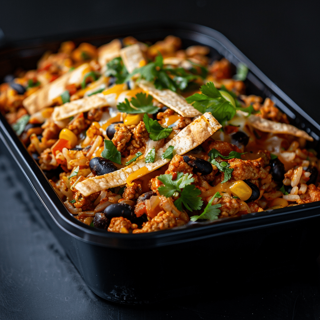 Ground Turkey Enchilada Skillet Bowl