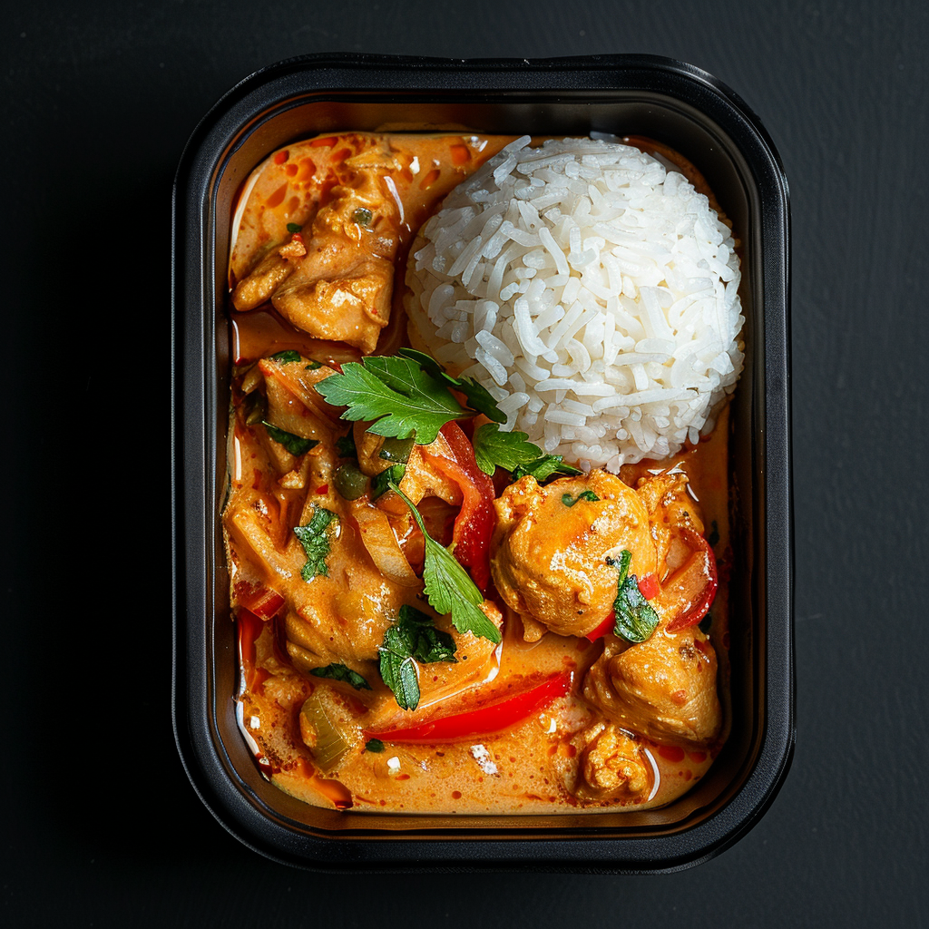 Thai Red Curry Chicken Bowl