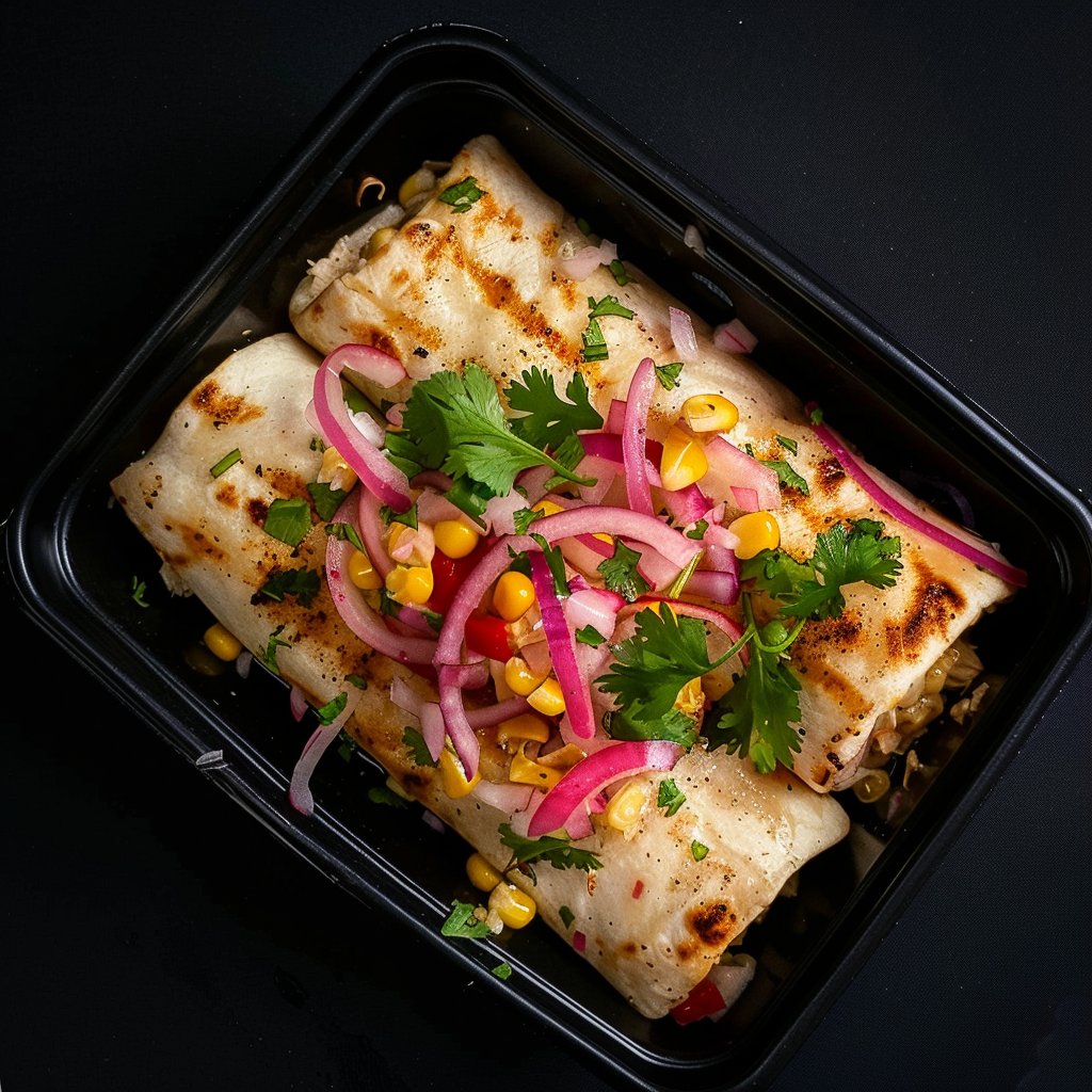 White Chicken Enchiladas