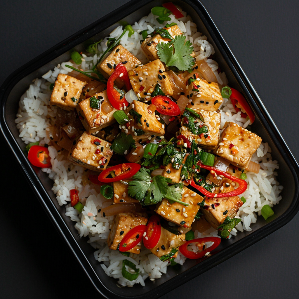 Crying Tiger Tofu Bowl