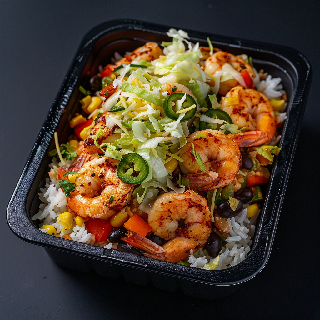 Al Pastor Shrimp Burrito Bowl