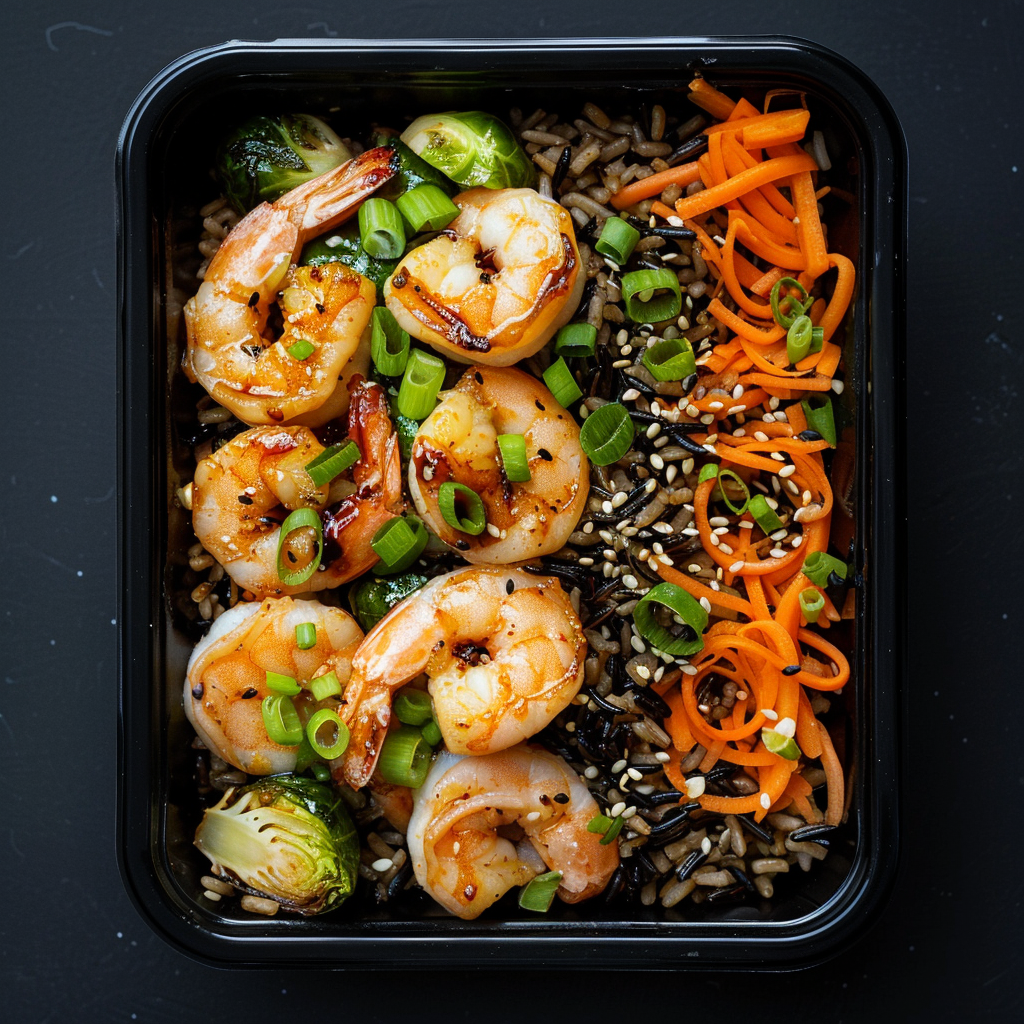 Honey Sesame Shrimp Bowl