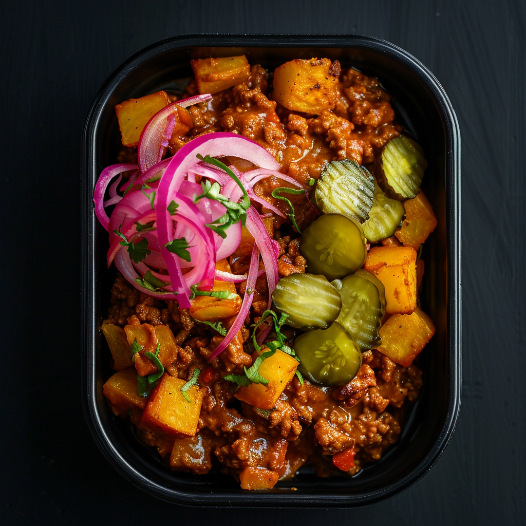 Ground Turkey Sloppy Joe Bowl