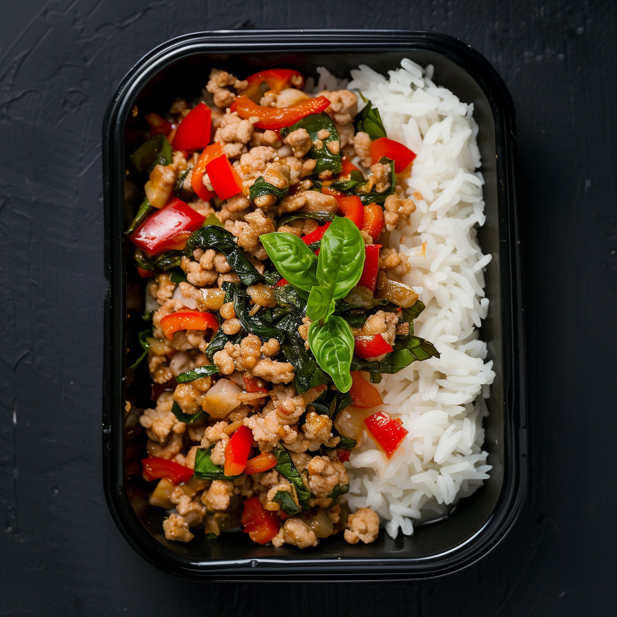 Thai Basil Ground Turkey Bowl