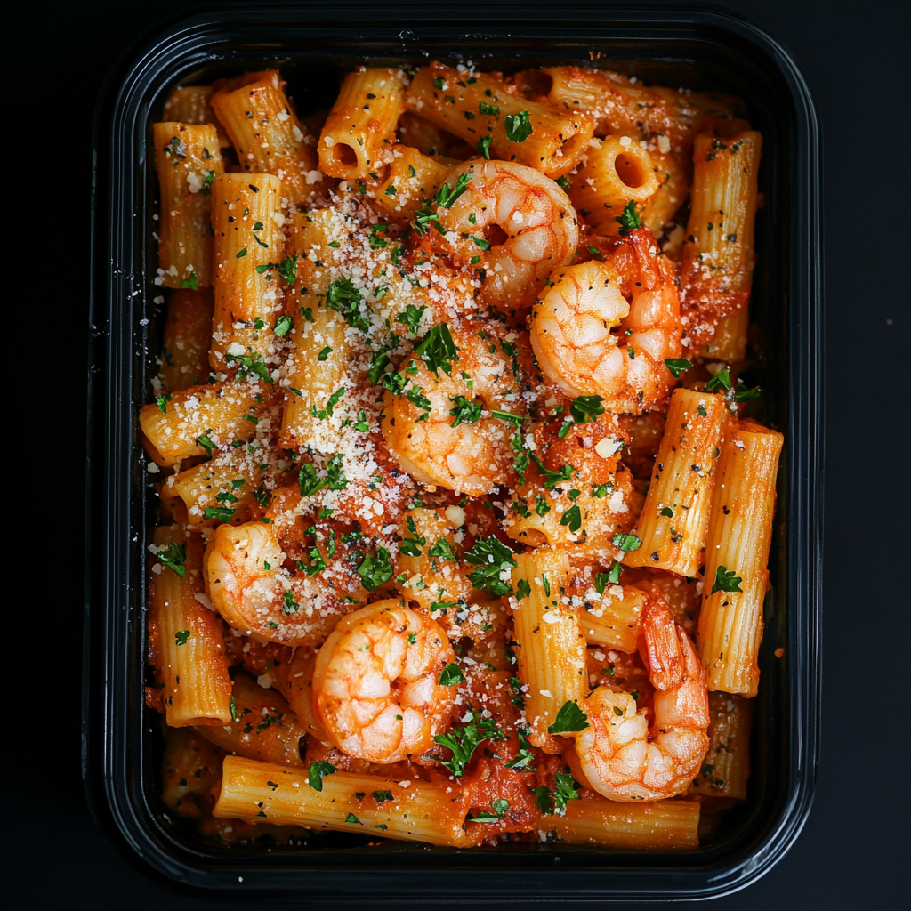 Shrimp Rigatoni Pasta