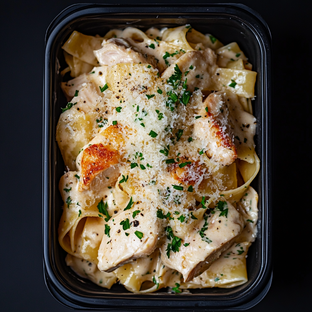 Creamy Tuscan Chicken Pappardelle Pasta