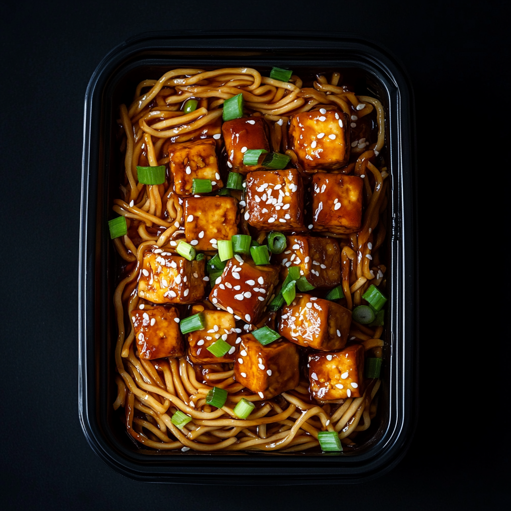 Teriyaki Tofu Lo Mein