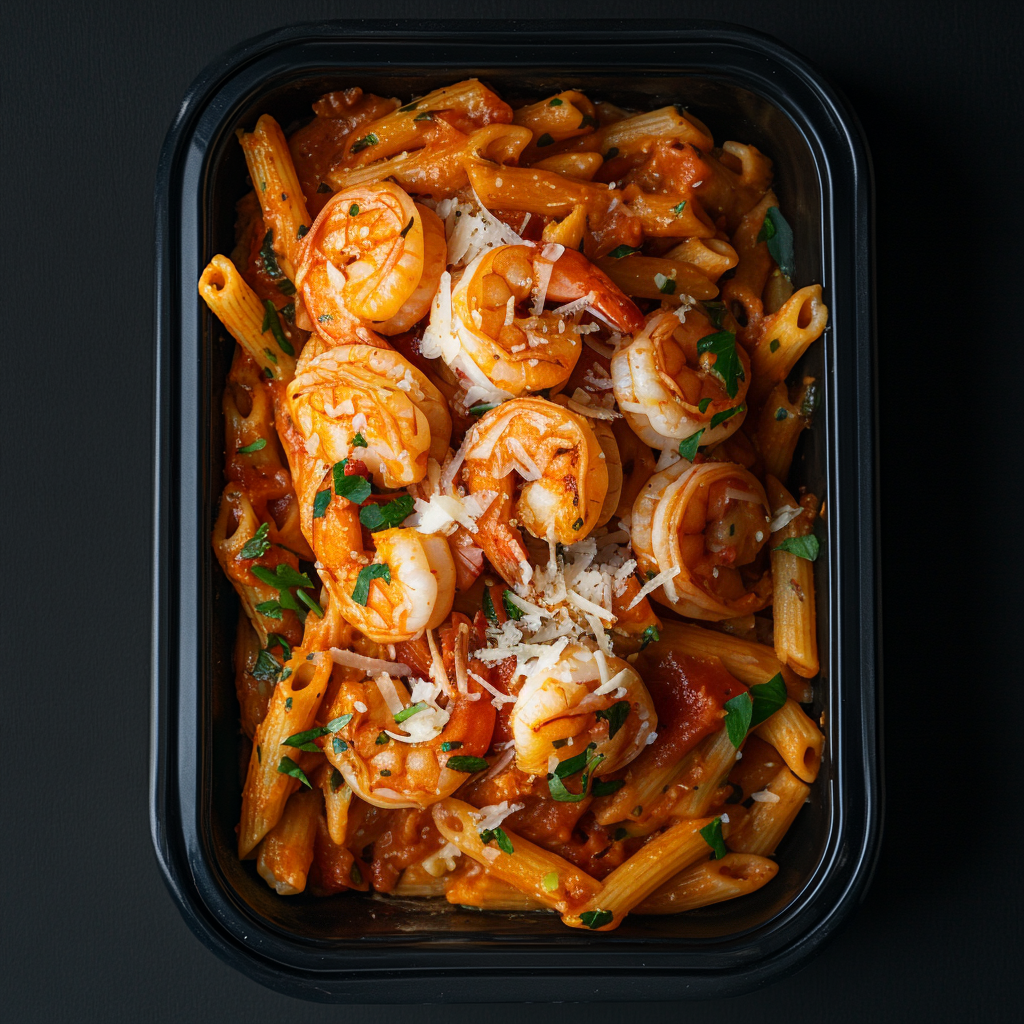 Creamy Shrimp Penne alla "Vodka"