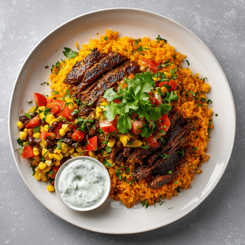 Chipotle Adobo Skirt Steak Burrito Bowl