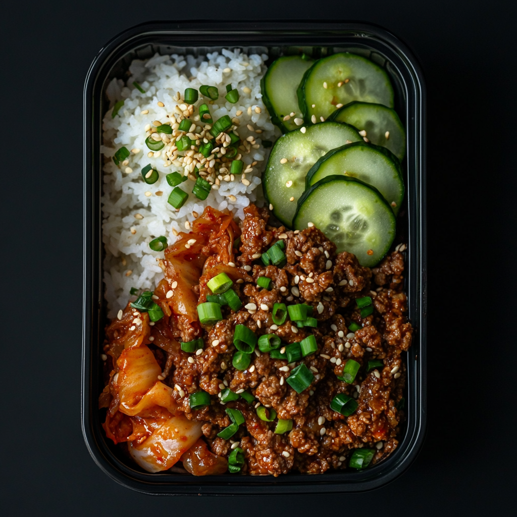 Ground Beef Bulgogi Bowl