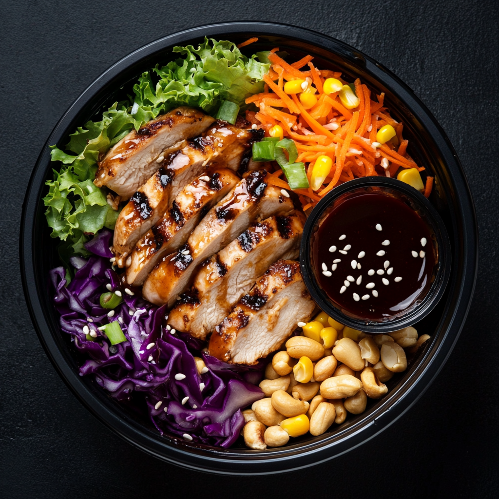 Grilled Chicken Asian Zing Salad