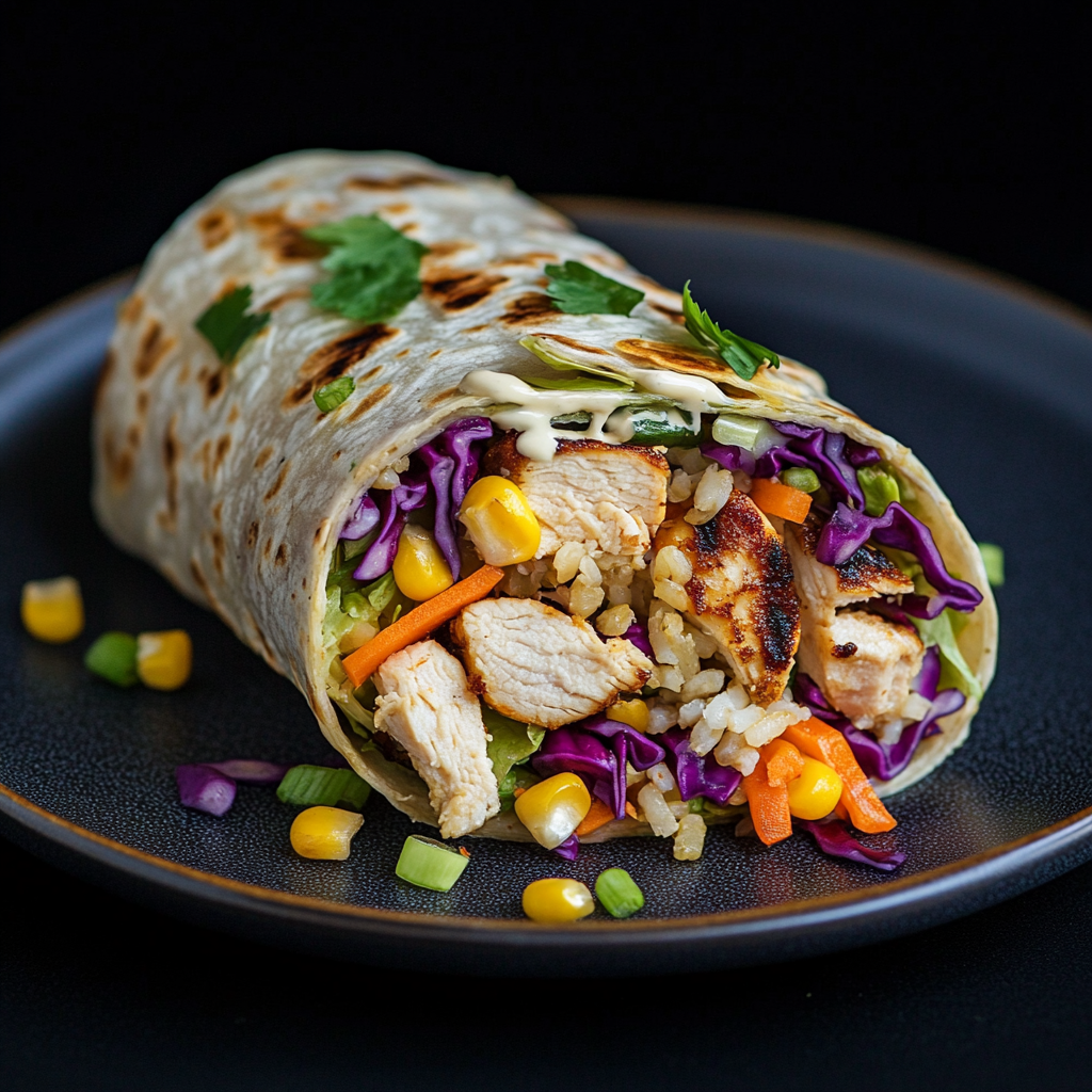 Grilled Chicken Asian Zing Wrap