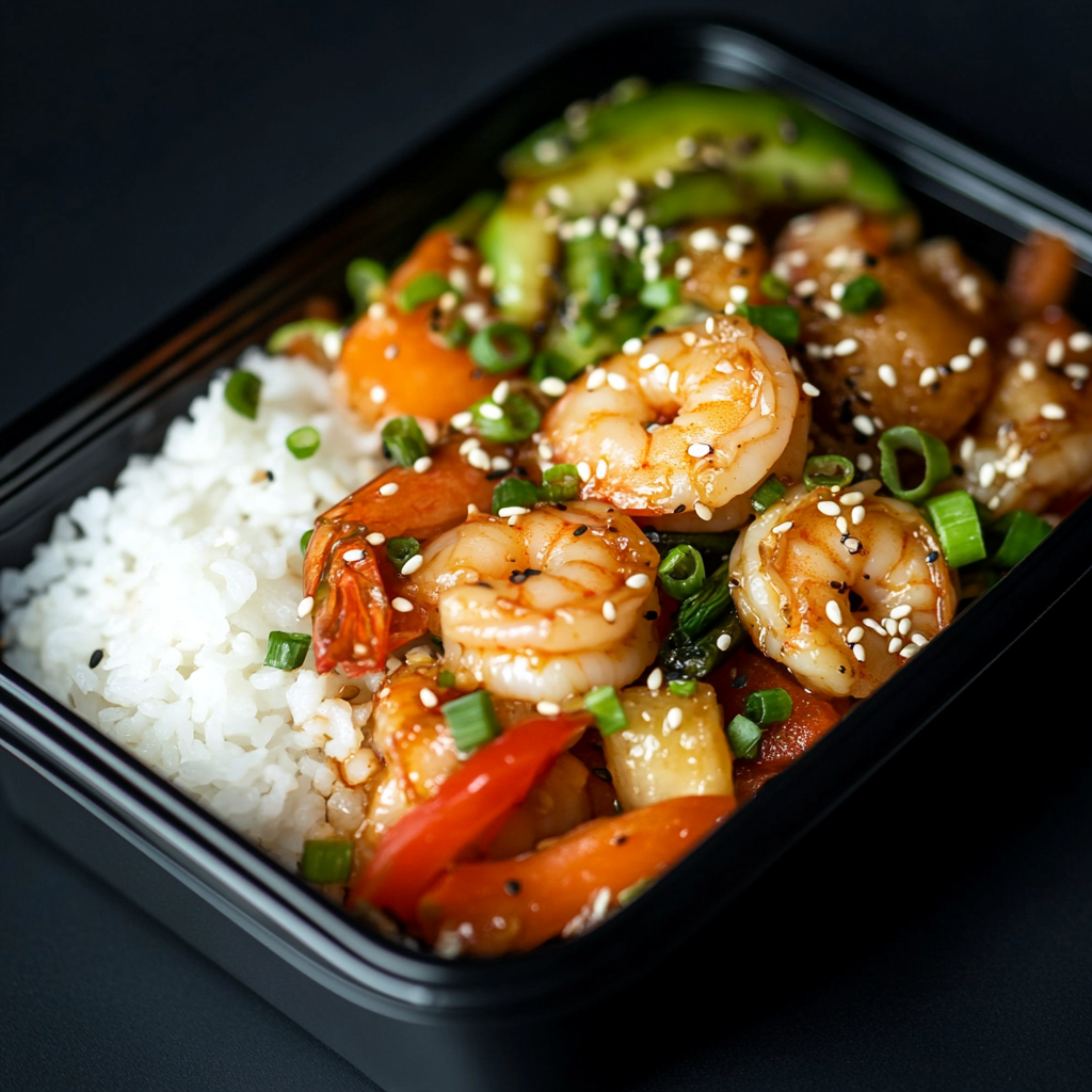Hibachi Styled Shrimp Bowl