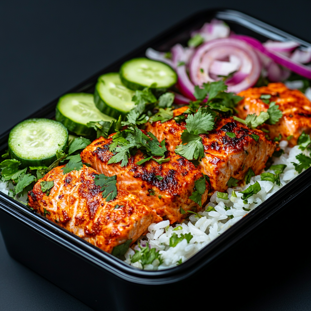 Tandoori Spiced Salmon Bowl