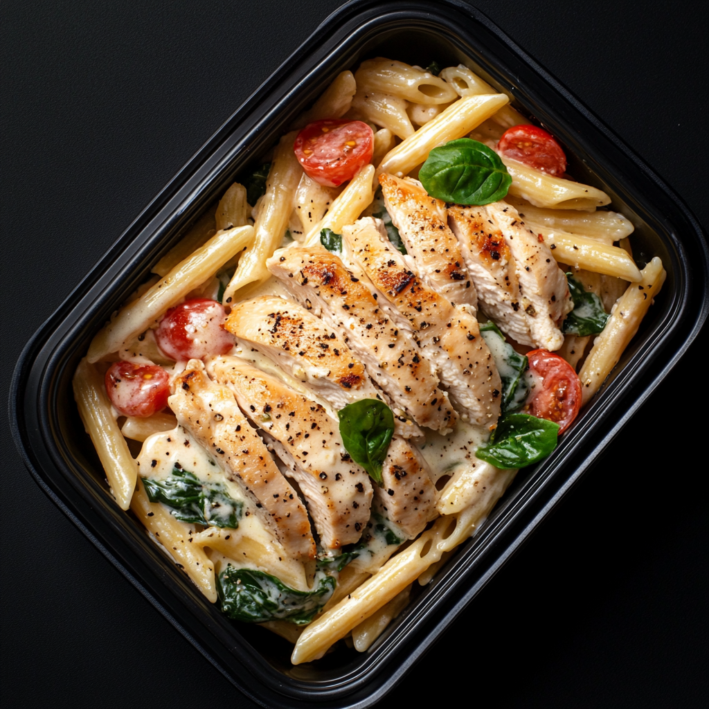Chicken Florentine Penne Pasta