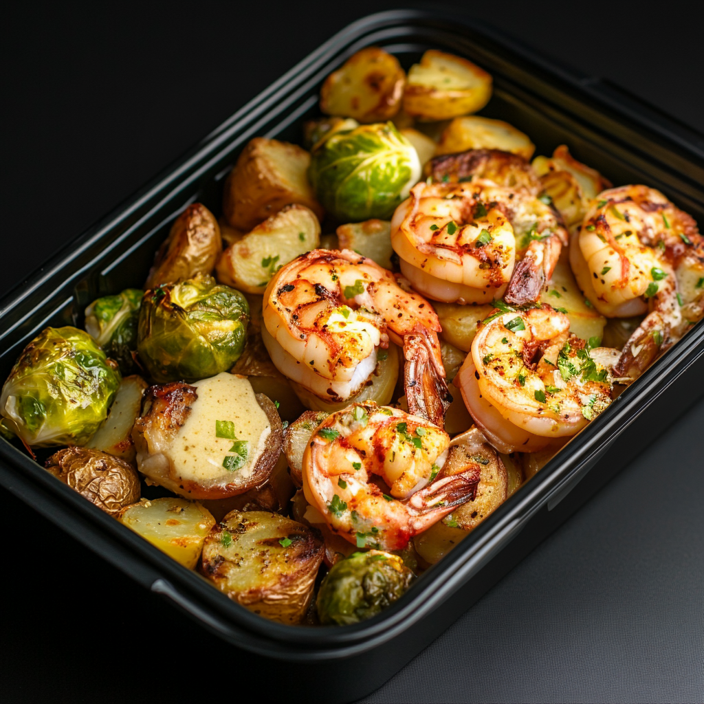 Tuscan Shrimp and Potatoes