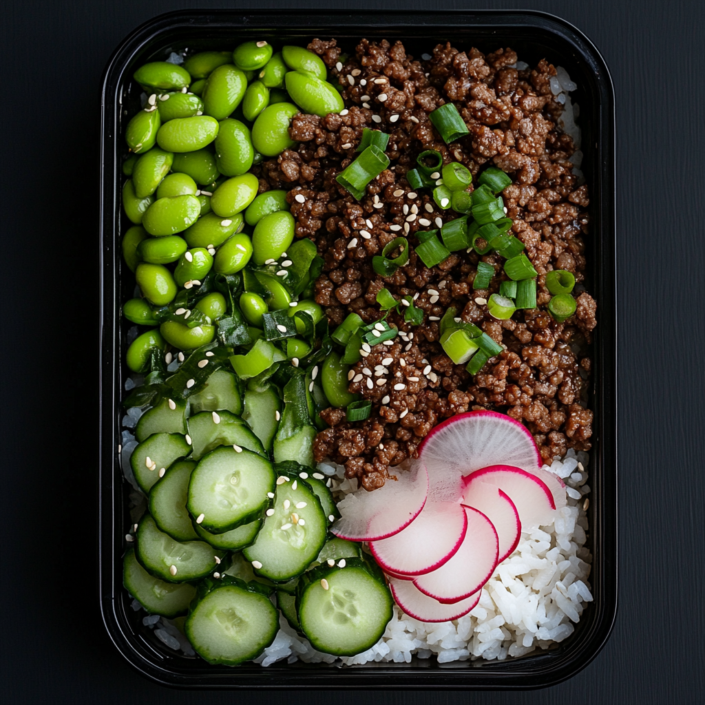 Caramelized Ground Beef Bowl
