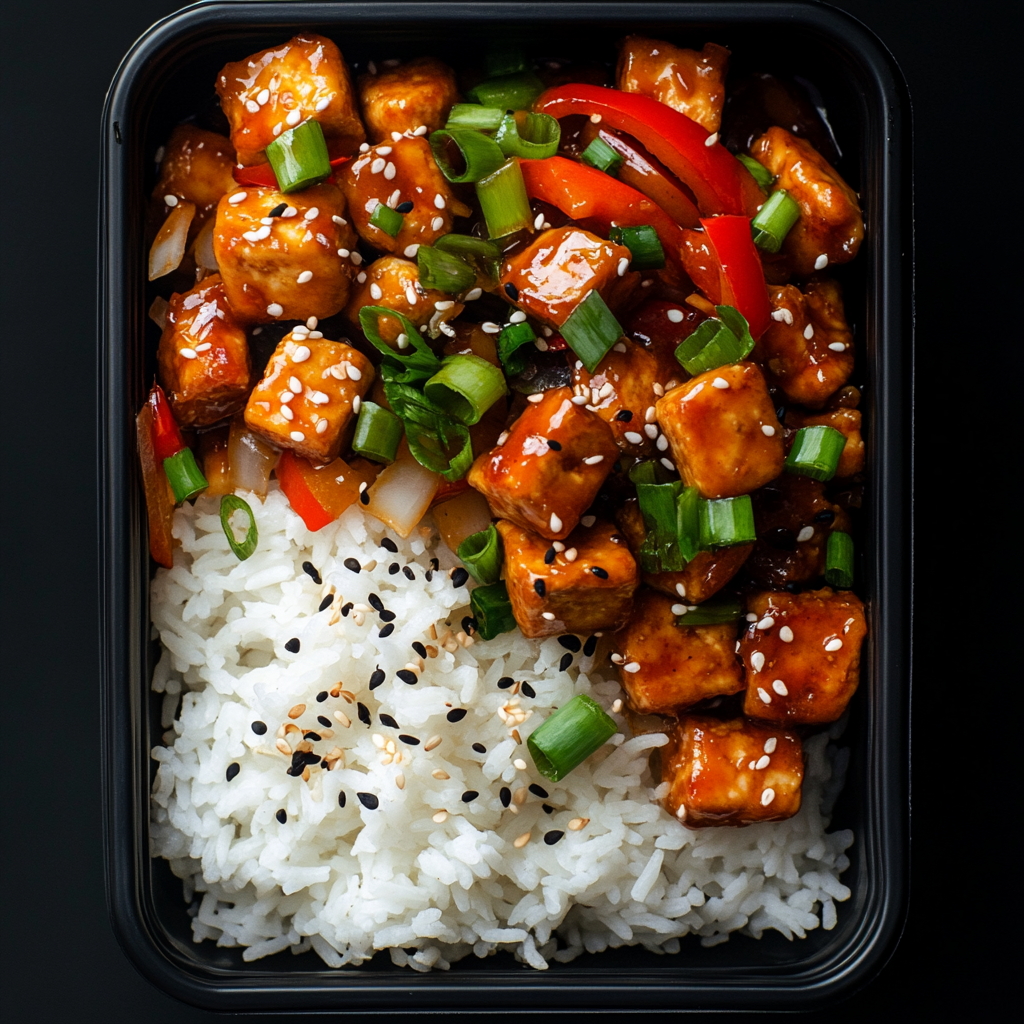 Sweet Soy Ginger Tofu Bowl