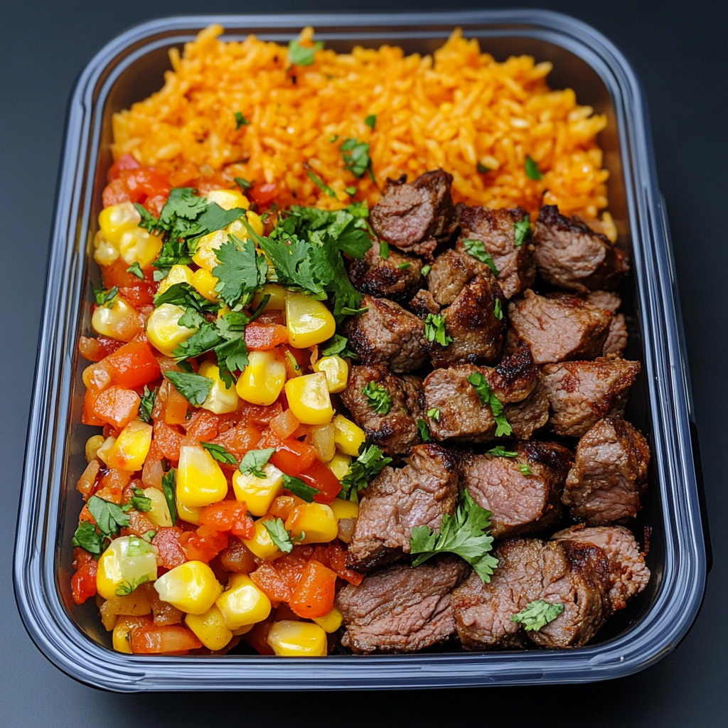 Chili-Lime Rubbed Flank Steak Bowl