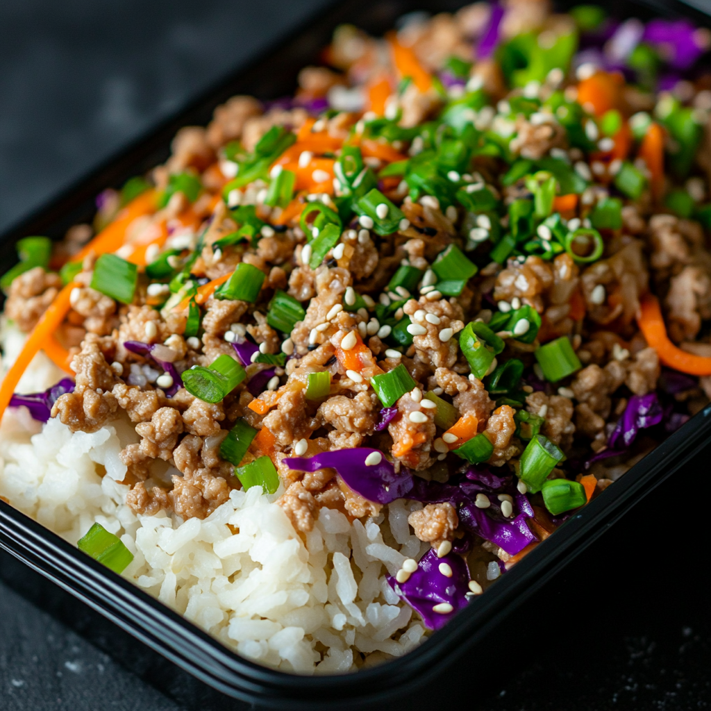 Ground Turkey Eggroll in a Bowl