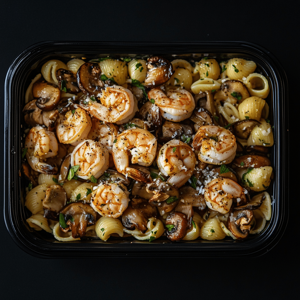 Herbed Shrimp with Cacio e Pepe Orecchiette Pasta