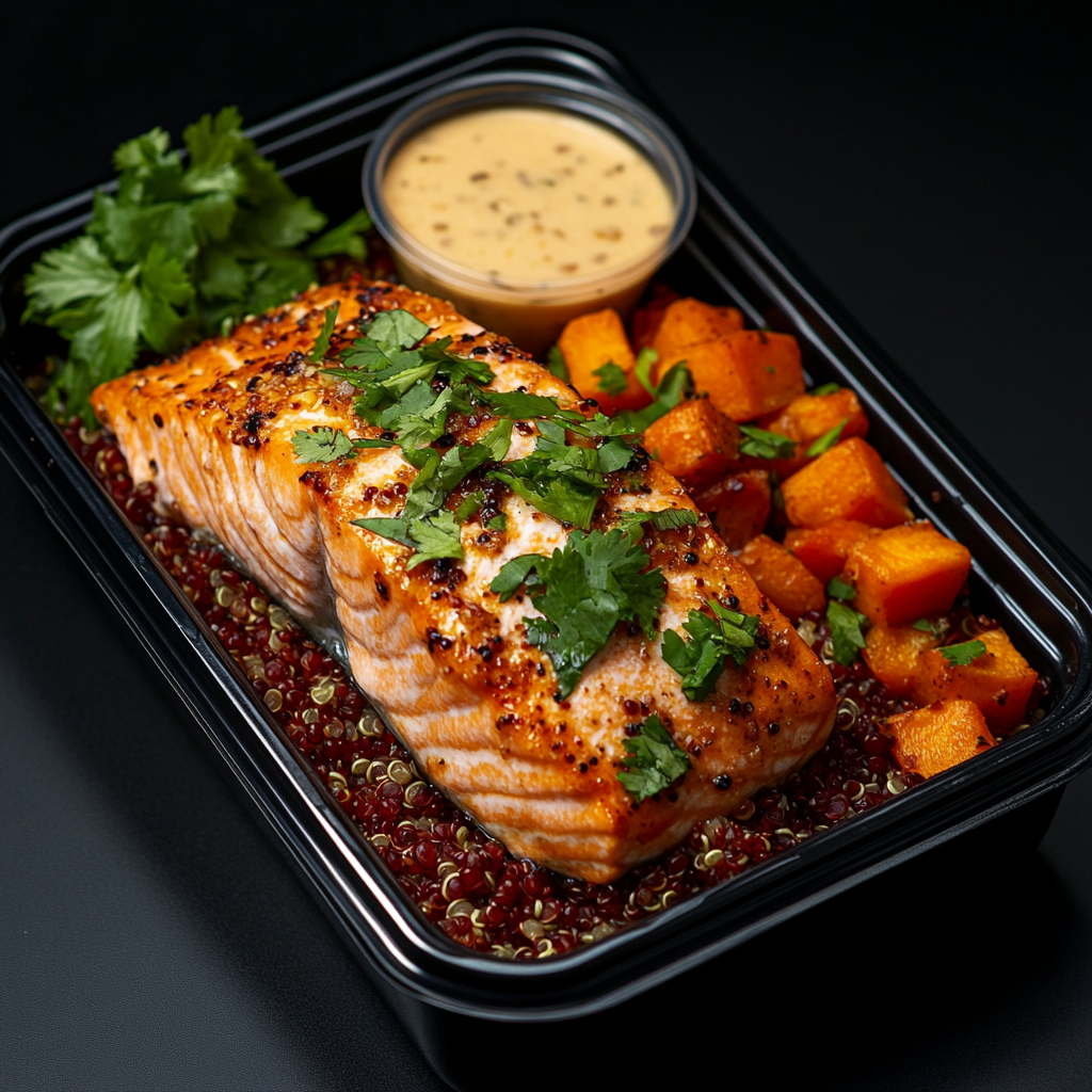 Cilantro Lime Salmon with Habanero Crema