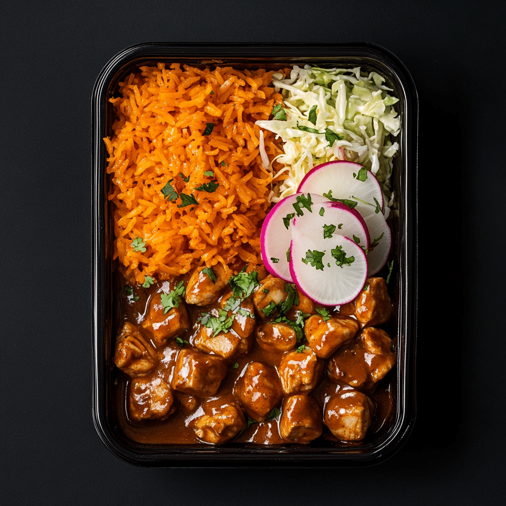 Chicken Mole with Spanish Rice