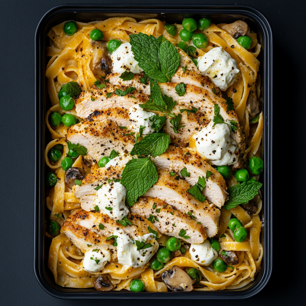 Ricotta Spring Chicken Pasta