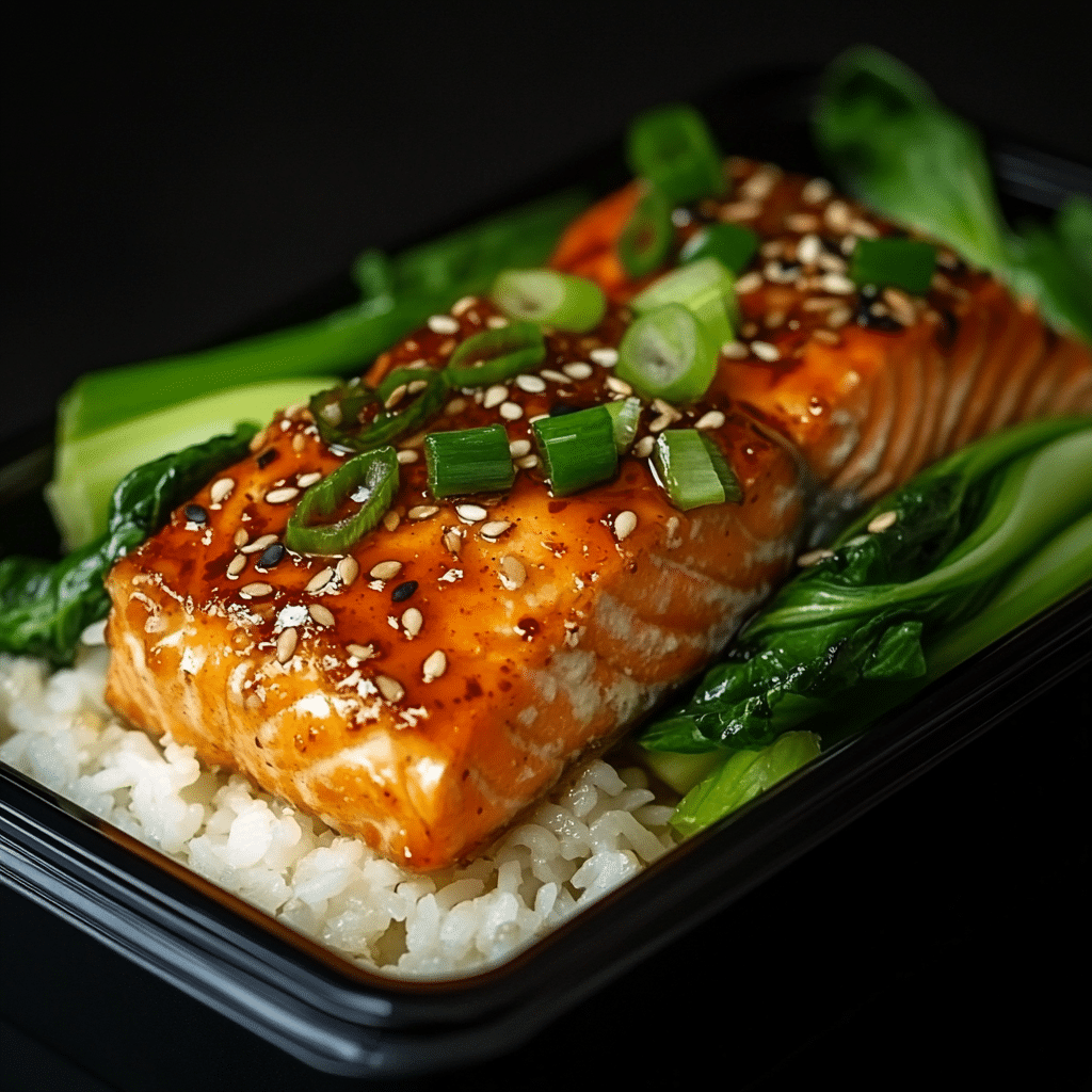 Thai Sweet Chili Salmon and Bok Choy