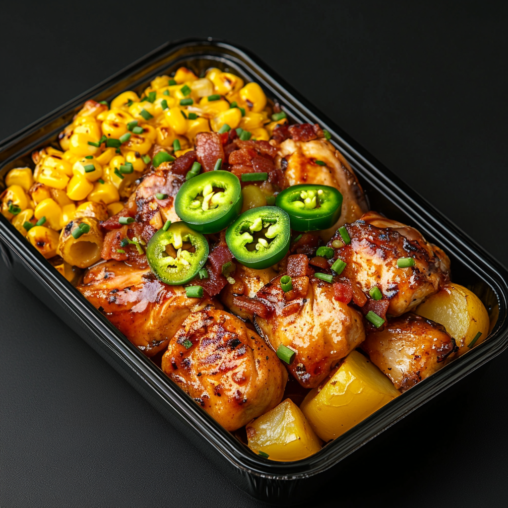 Cowboy BBQ Bacon Cheddar Chicken Bowl