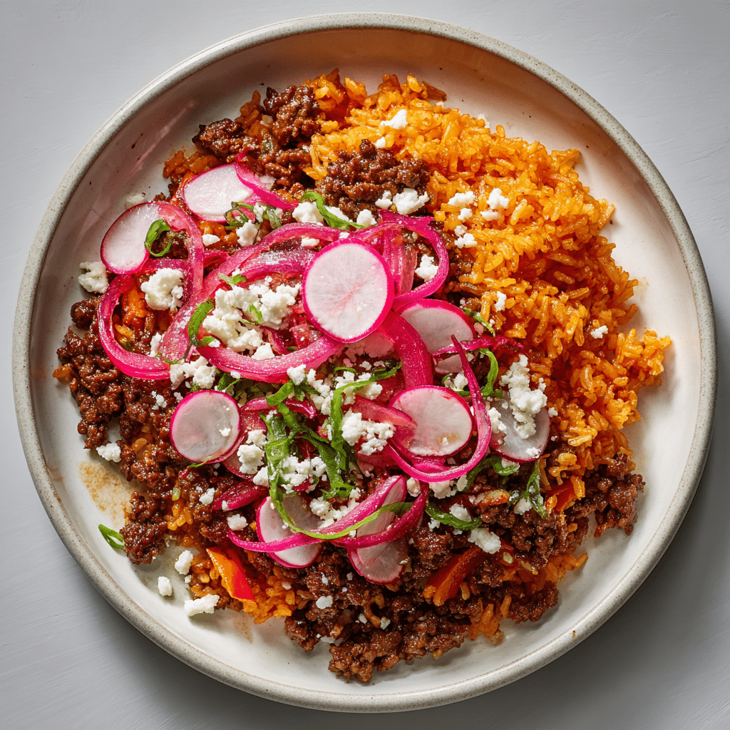 Tomatillo Ground Beef Fajita Bell Pepper Bowl