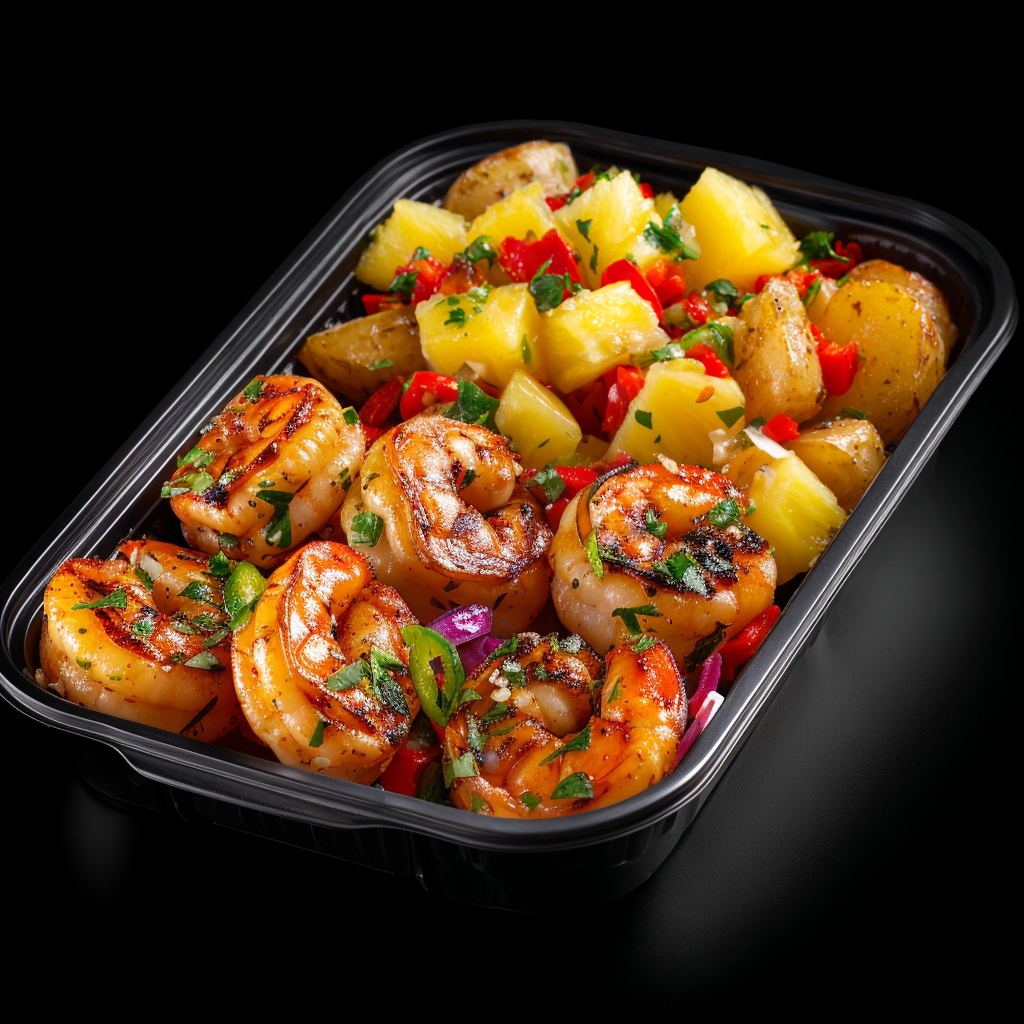 BBQ Pineapple Shrimp