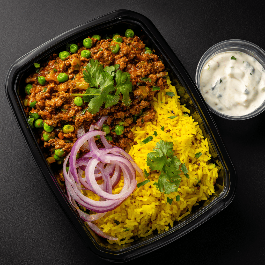 Ground Beef Curry Bowl