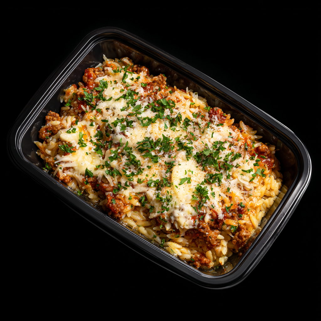 Ground Turkey Orzo Skillet