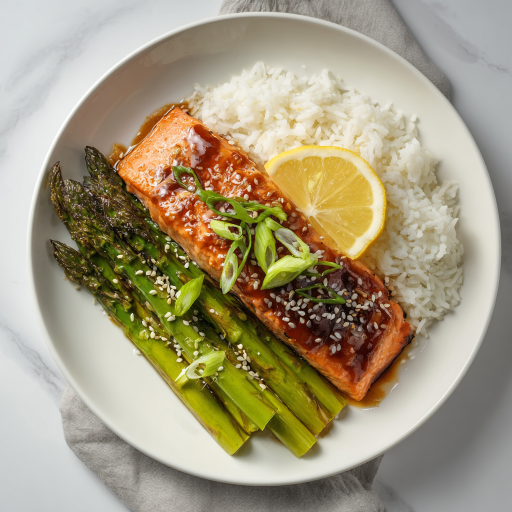 Teriyaki Glazed Salmon Bowl
