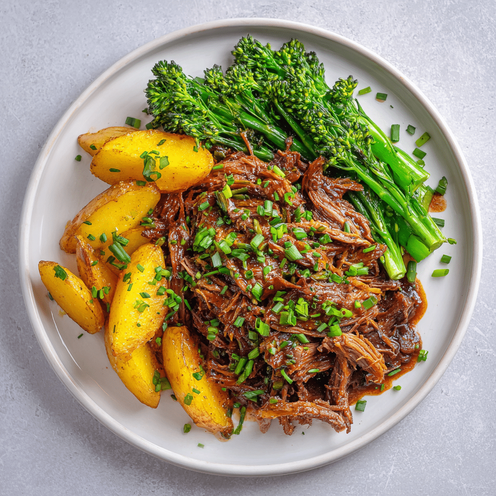 Harvest Garlic Herb Beef and Potatoes