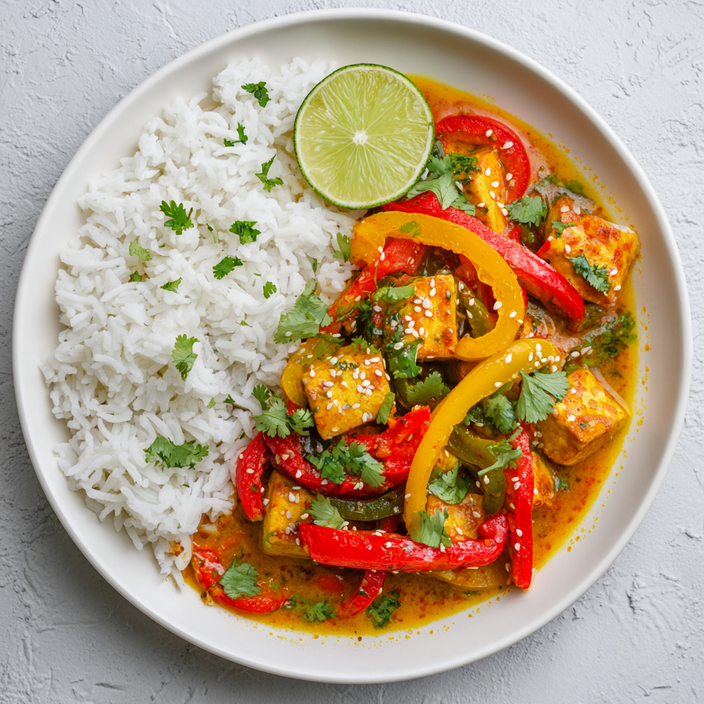 Coconut Curry Tofu Bowl