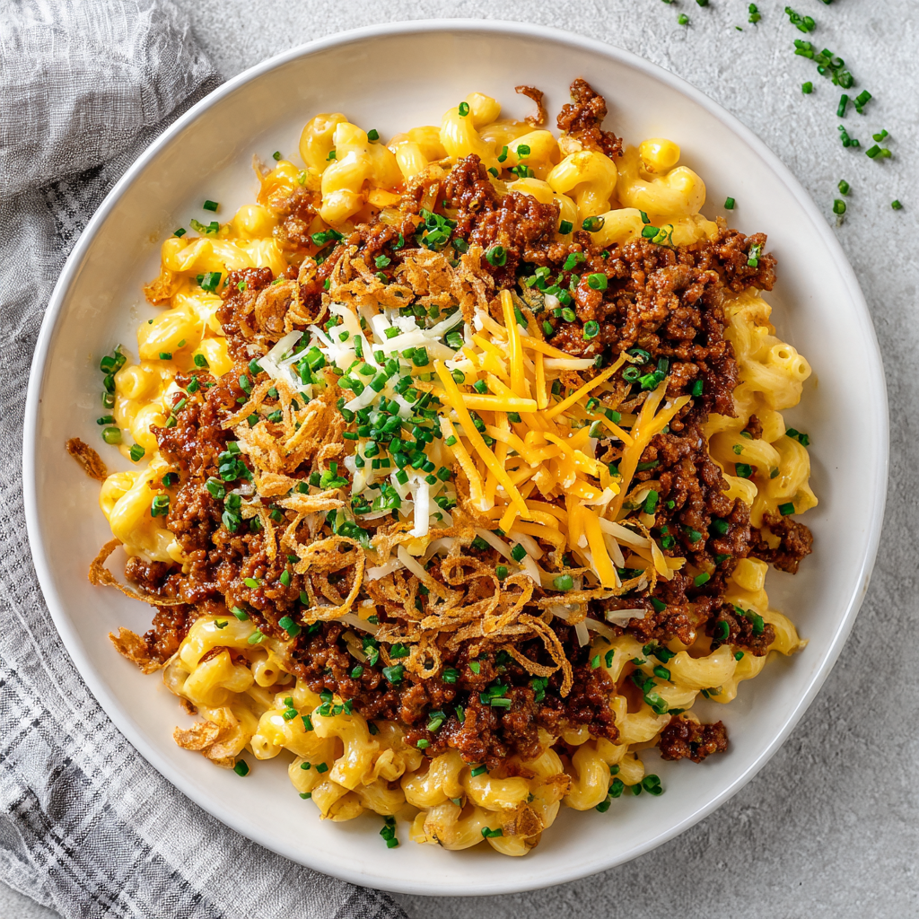 Memphis BBQ Ground Turkey Mac n' Cheese