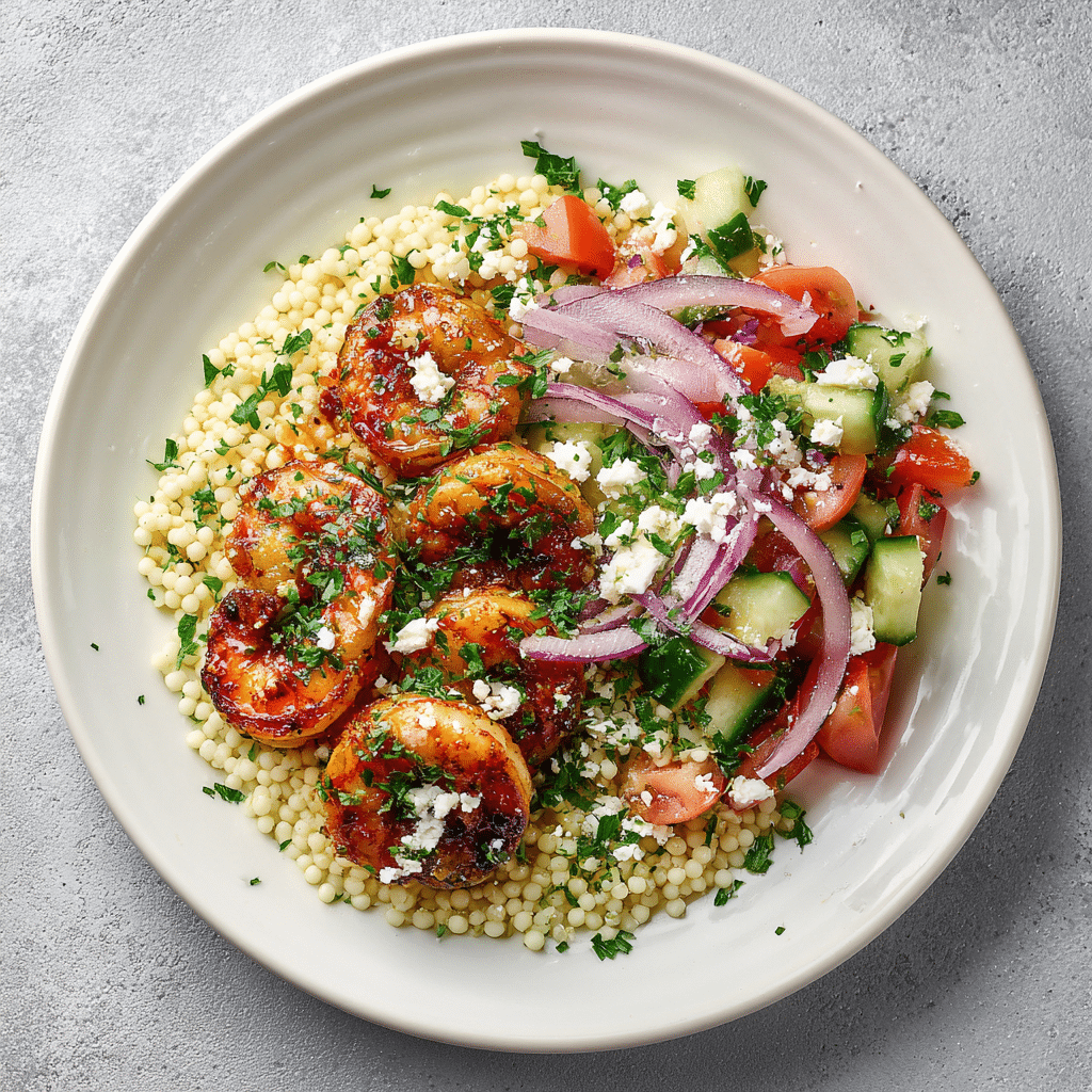 Mediterranean Shrimp Bowl