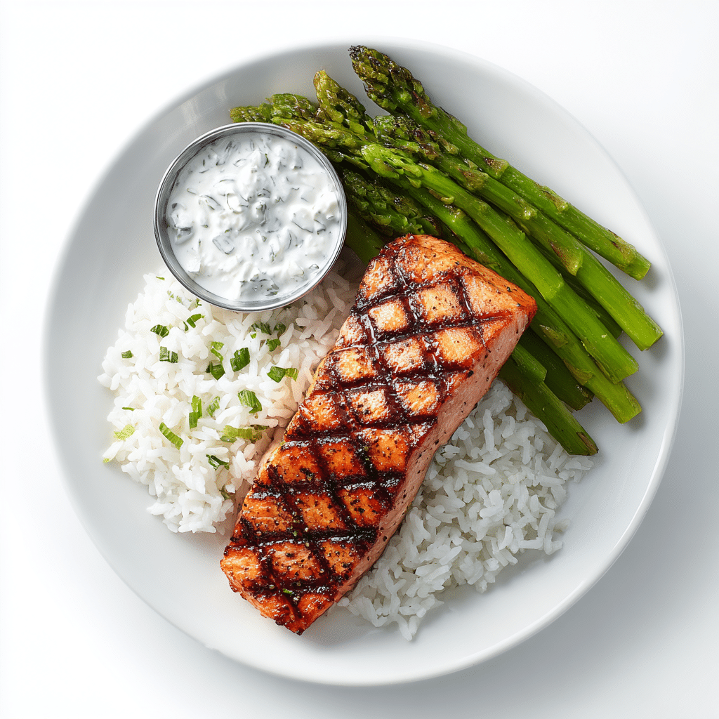 Grilled Greek Salmon Bowl