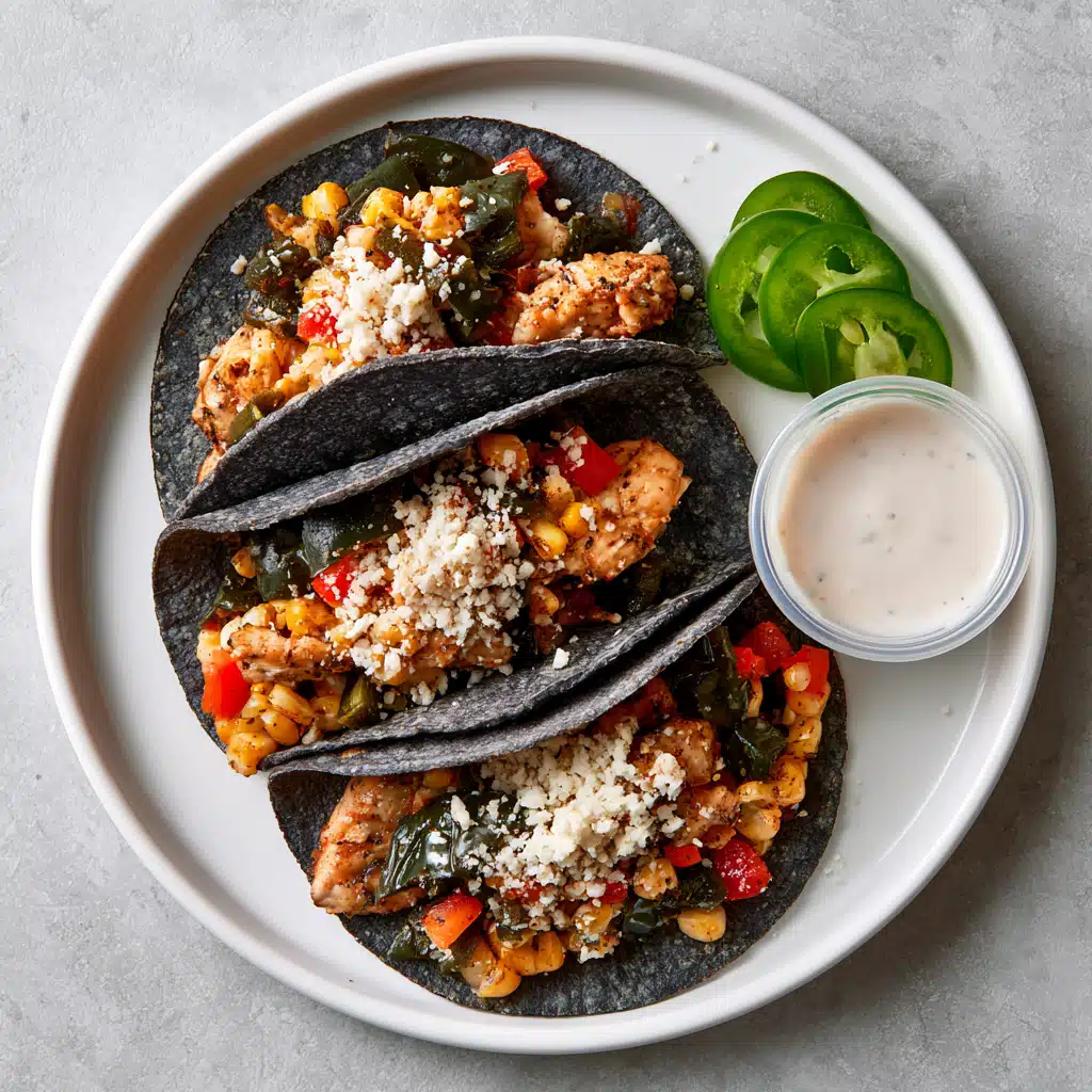 Chipotle Chicken Adobo Tacos