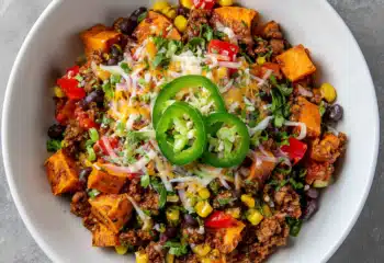 Loaded Ground Beef Taco Bowl