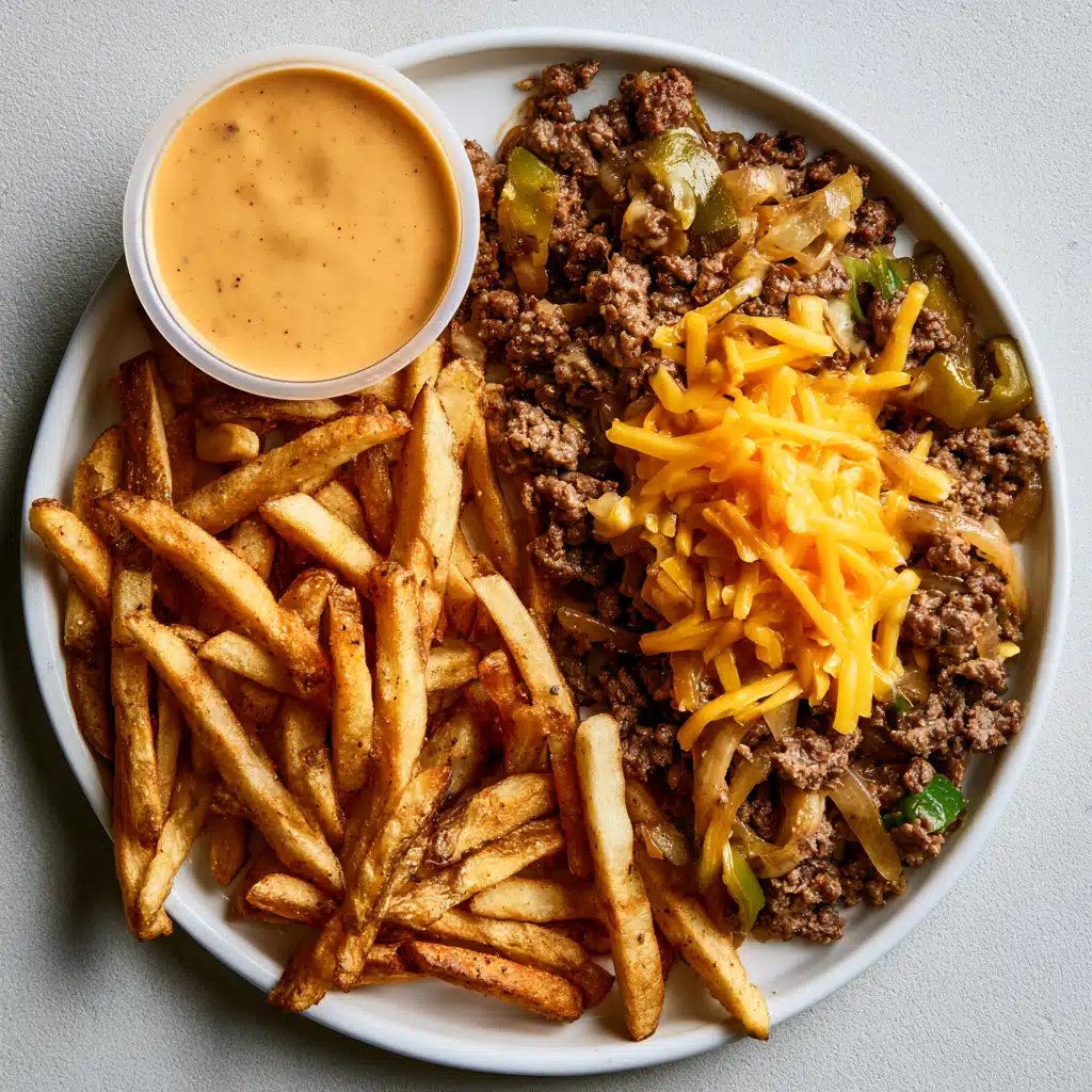 Animal Style Beef Burger Bowl