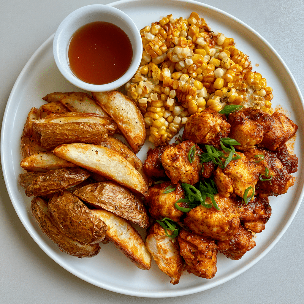 Nashville Hot Chicken with Wedges