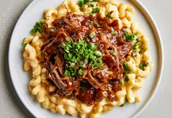 BBQ Bourbon Beef Mac n' Cheese